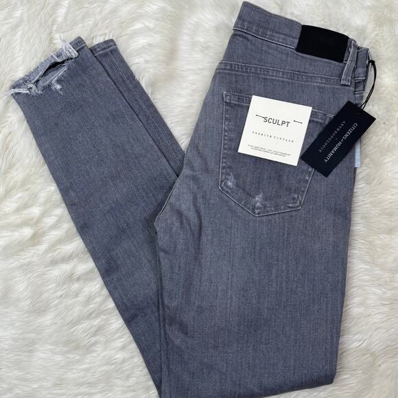 Anthropologie Citizens of Humanity Rocket Sculpt High Rise Skinny Size 27P NWT - Picture 15 of 15